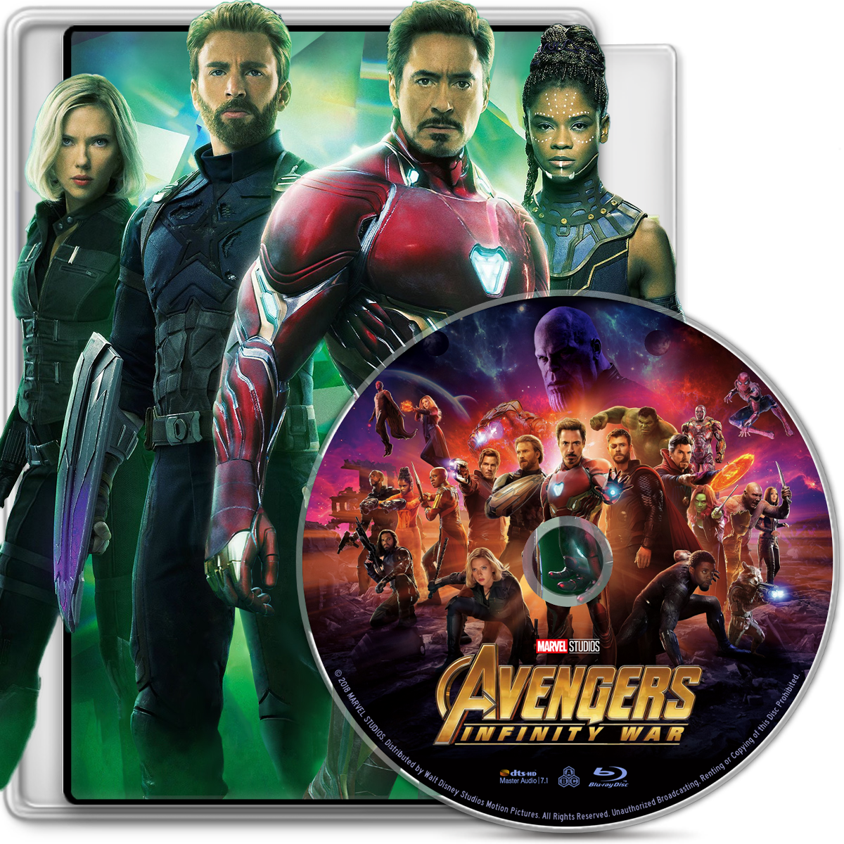 Marvel Studios: Avengers Infinity War Blu-Ray + DVD 