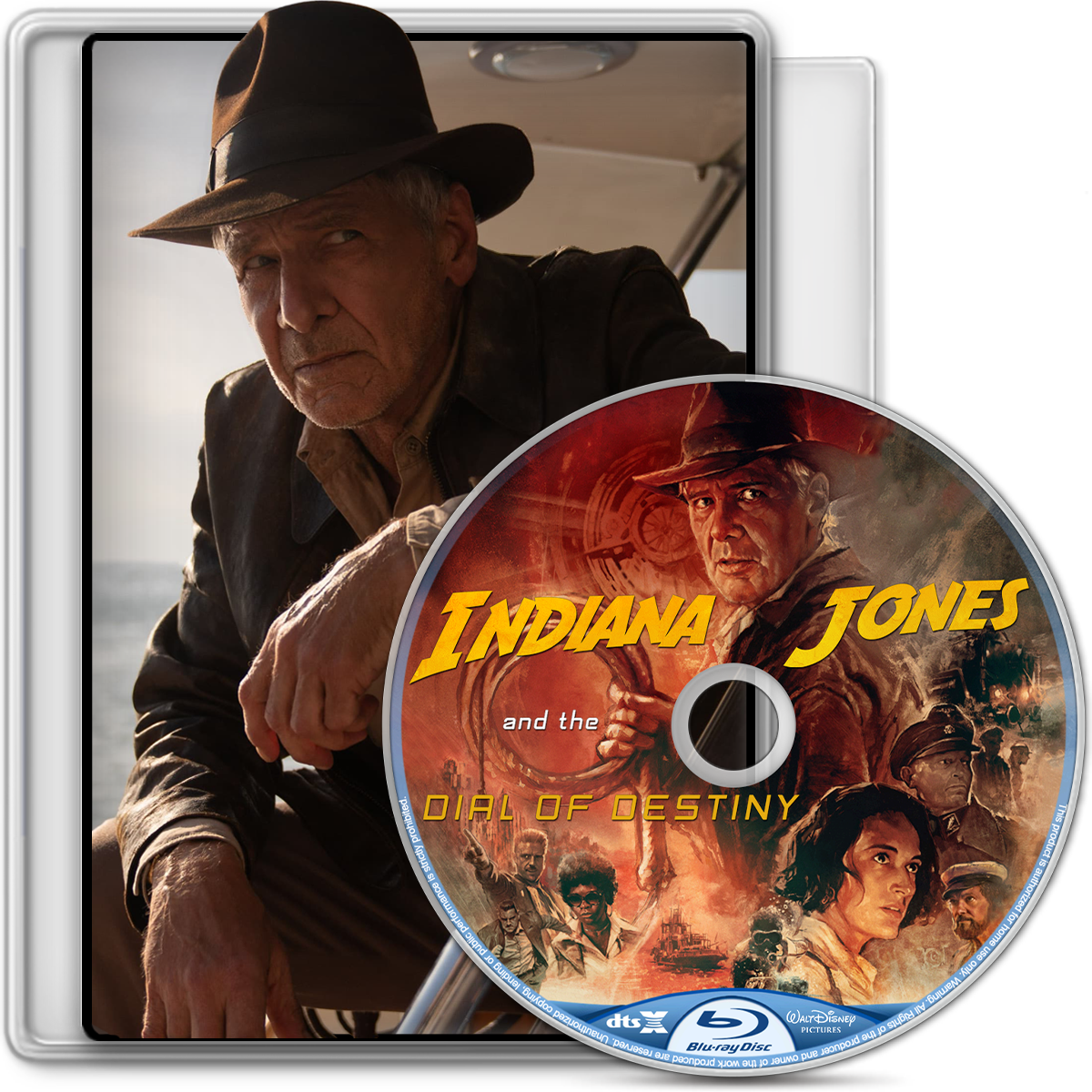 Indiana Jones and the Dial of Destiny (2023)-Blu-ray HD Movie 1 Disc All  Region