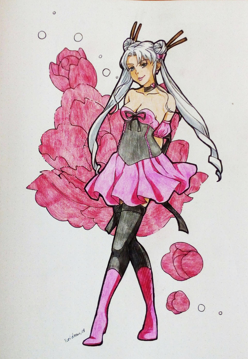 Pink Lady Deviantart Pink lady by toridraw on DeviantArt