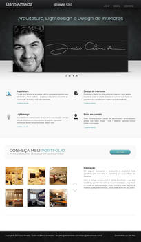 Layout Site Dario Almeida