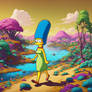 Marge Simpson Walking ant island