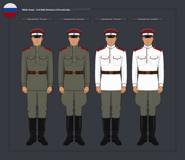 3rd Rifle Division of Drozdovsky, Uniforms (HIS)