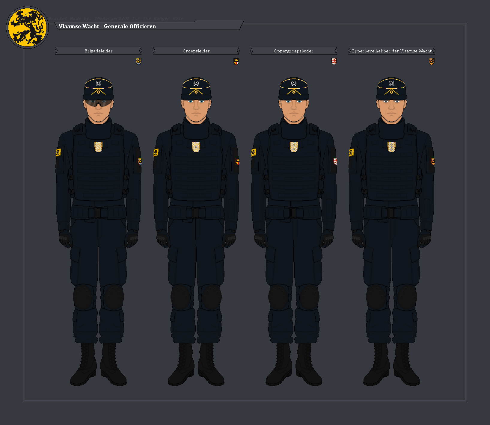 Flemish Guard, General Officers (2010s) by PieJaDak on DeviantArt