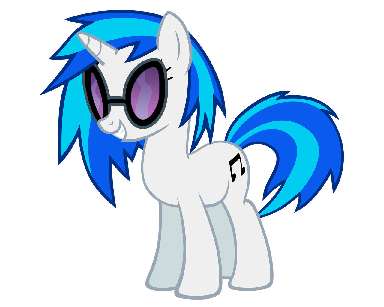 Vinyl Scratch Color Vinyl Scratch Vector by ikillyou121 on DeviantArt