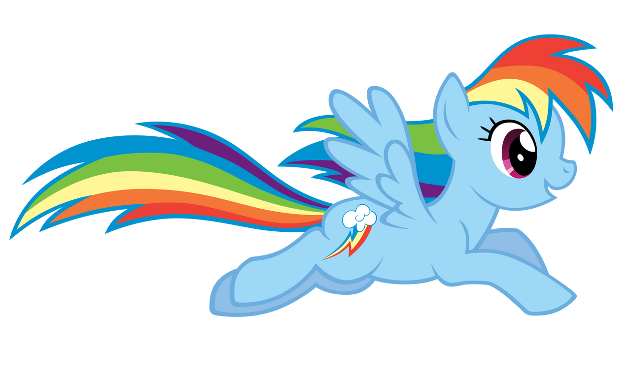 Rainbow Dash Vector