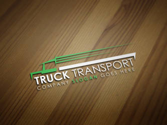 Truck Transport Logo Template