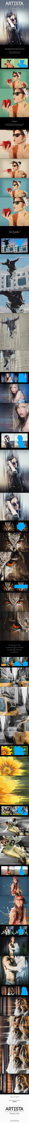Artista - Mixed Media Art Photoshop Action by NuwanP