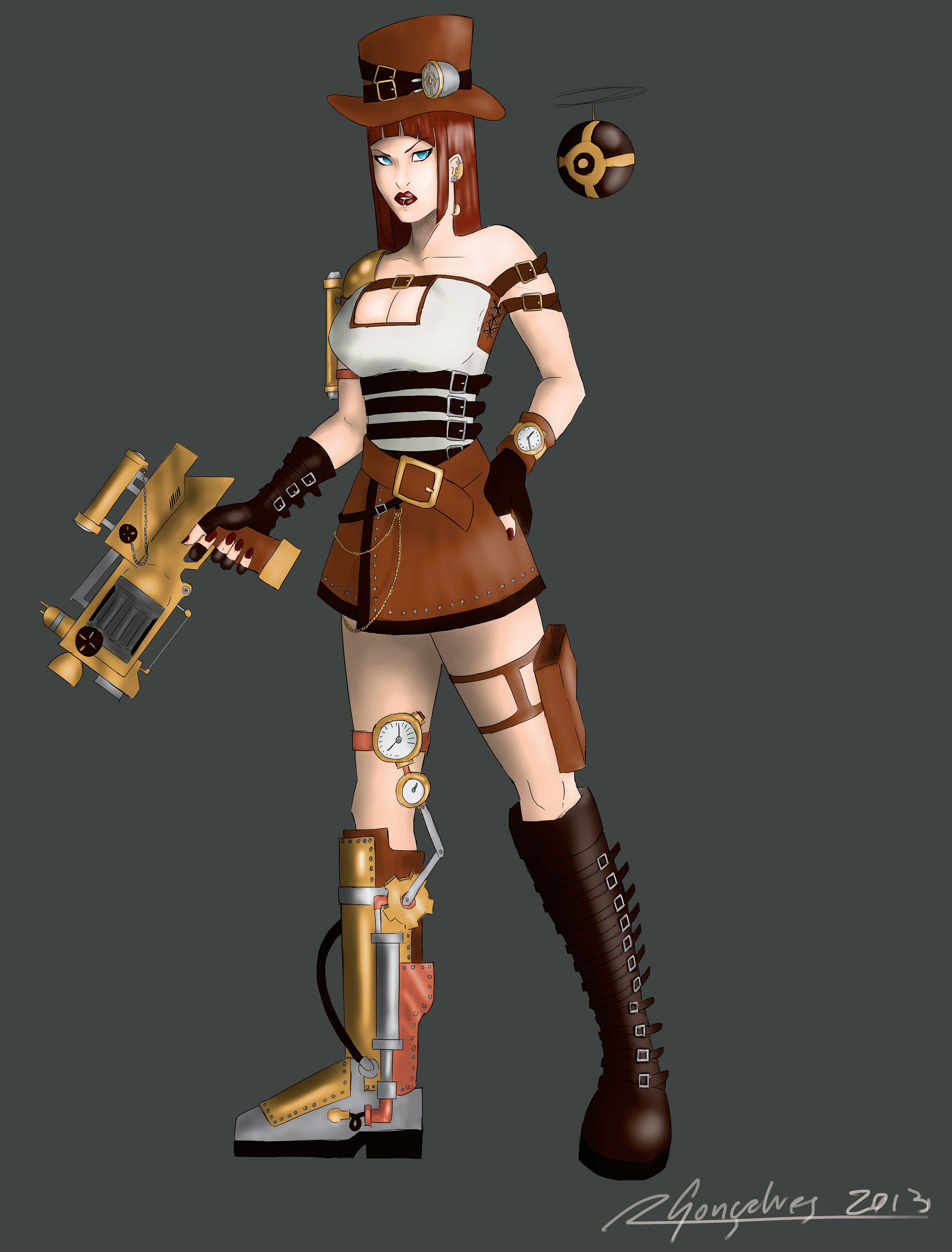 Steampunk Character Design