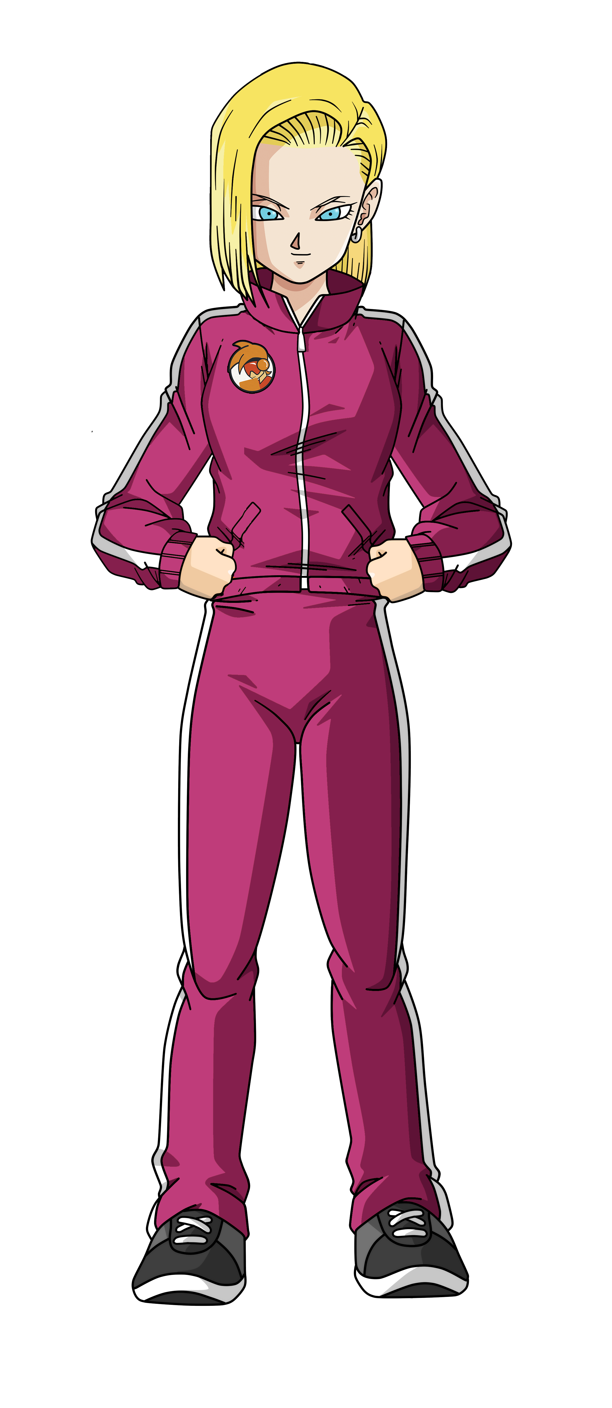 Android 18 new pose by Elrincondeurko on DeviantArt