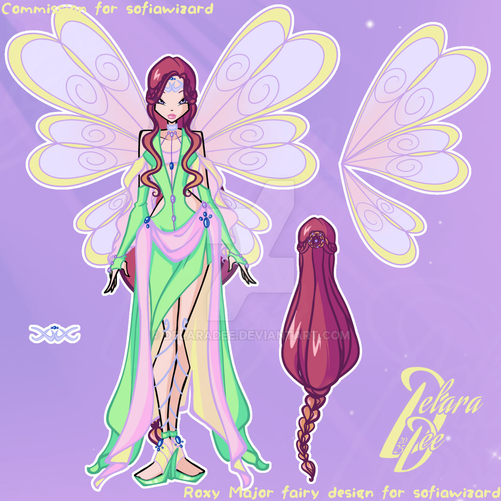 Commission: Roxy Major Fairy design