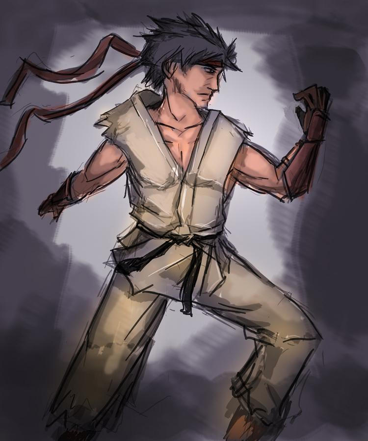 Ryu illustration by Habakuma on DeviantArt