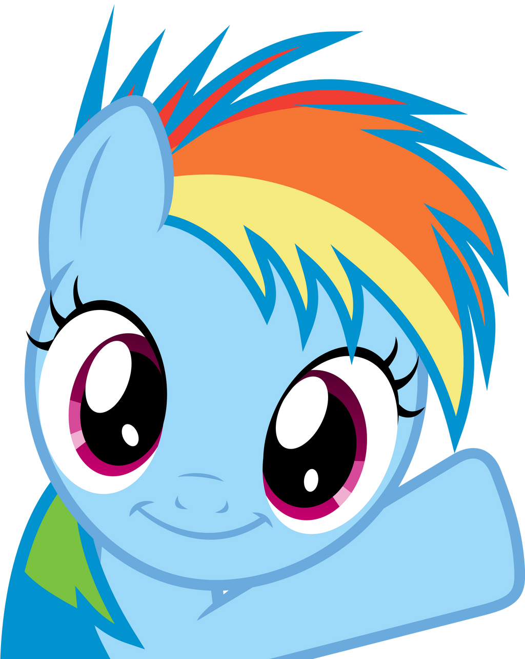 Rainbow Dash Filly - Oh Hey!