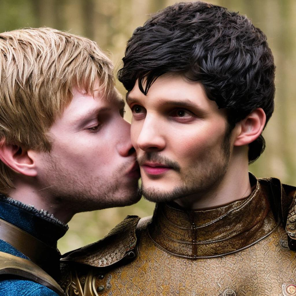 Bradley James x Colin Kiss to the Cheek by AUCelebBoyfriends on DeviantArt