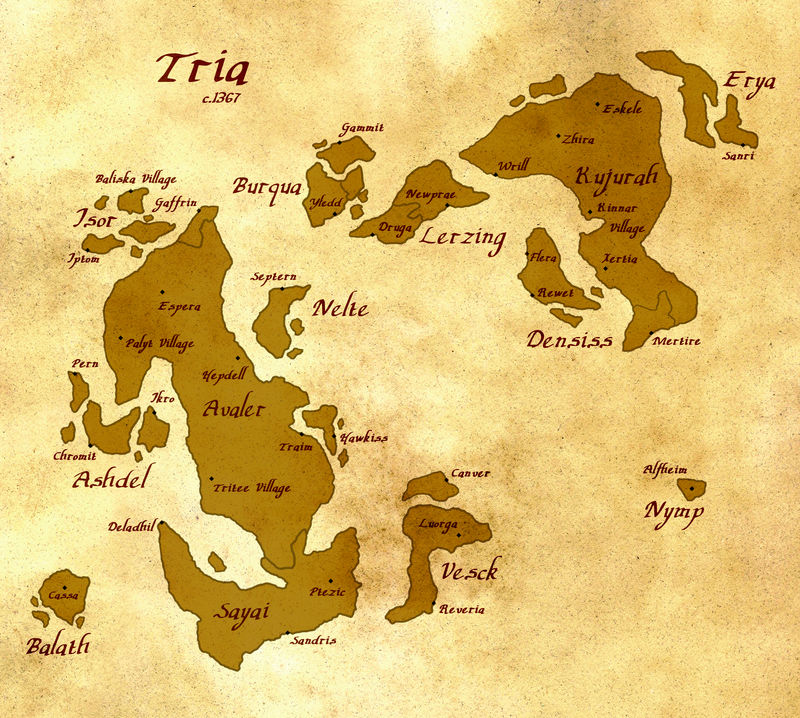 Map of Tria