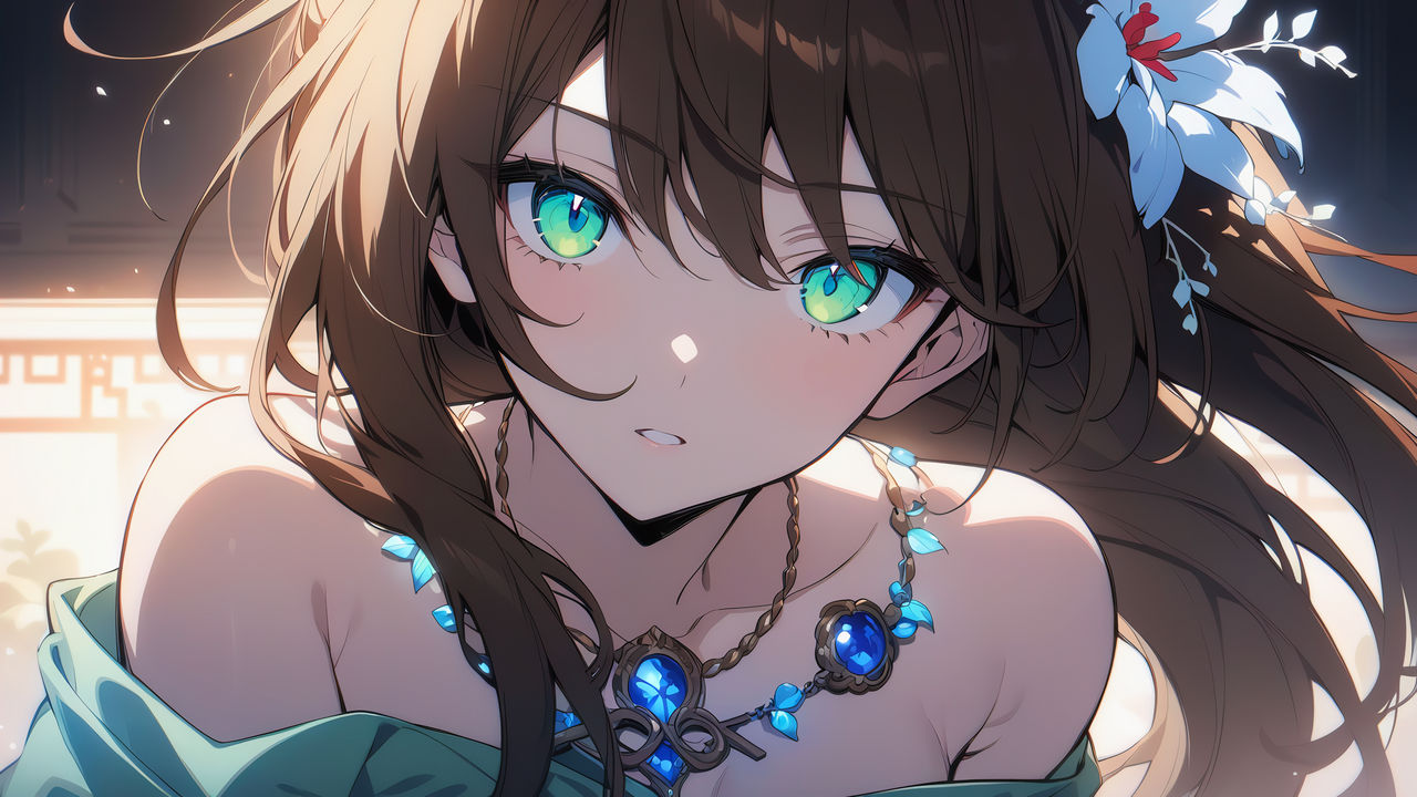 Anime Girl With Brown Hair And Green Eyes By YuruiNighcore On DeviantArt anime-girl-with-brown-hair-and-green-eyes-by-yuruinighcore-on-deviantart