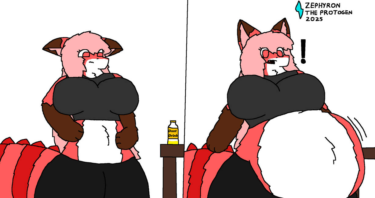 Fluta Inflation Laura's sudden inflation 1 by ZephyronTheProtogen on DeviantArt