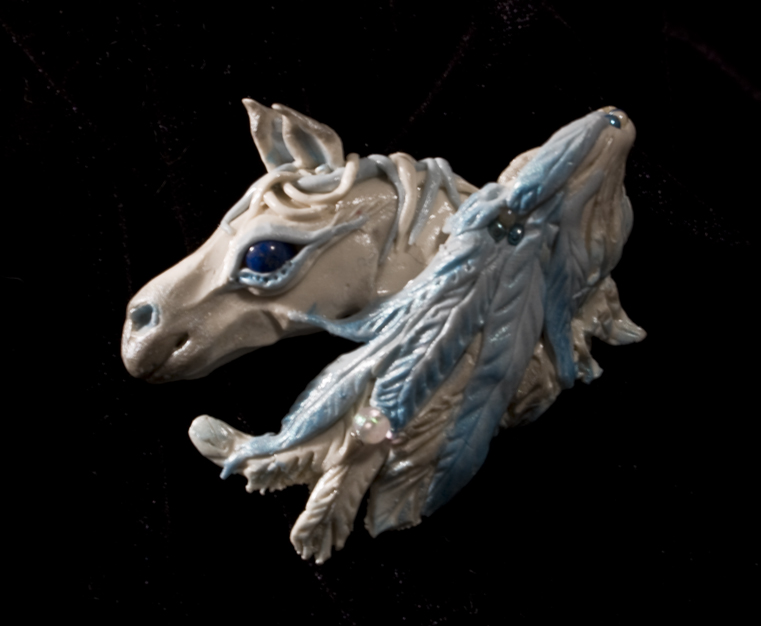 Blue Sky Pegasus Brooch