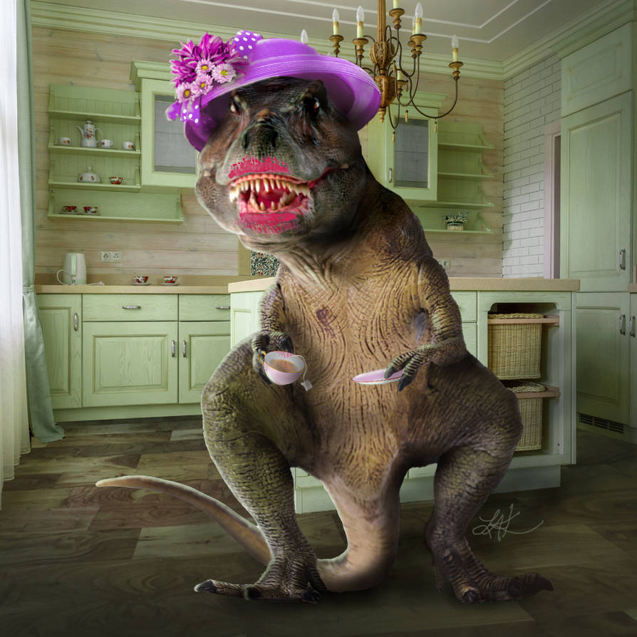 Tea Rex Reloaded by LeeAnneKortus on DeviantArt