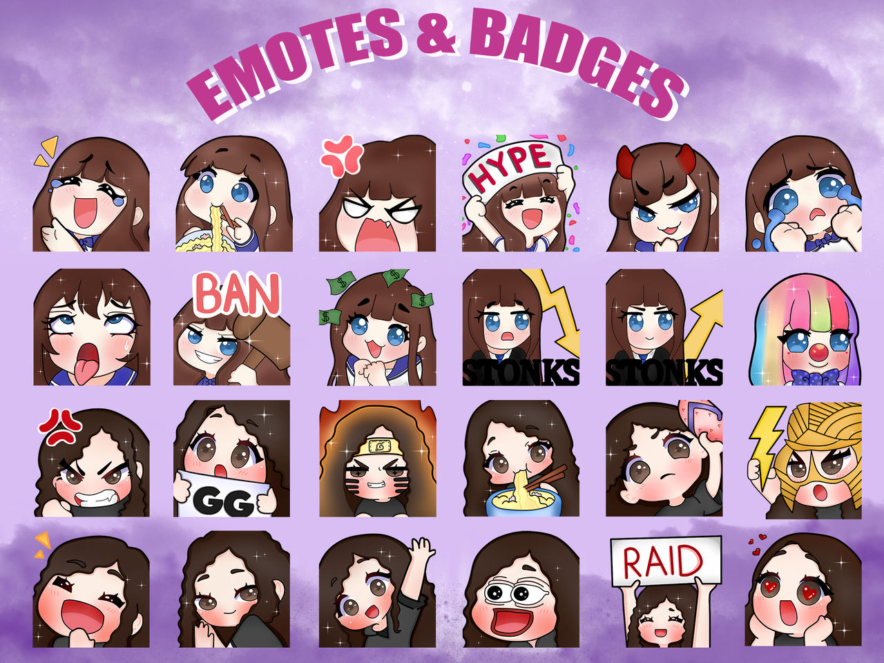 Emotes by KarumiSan on DeviantArt