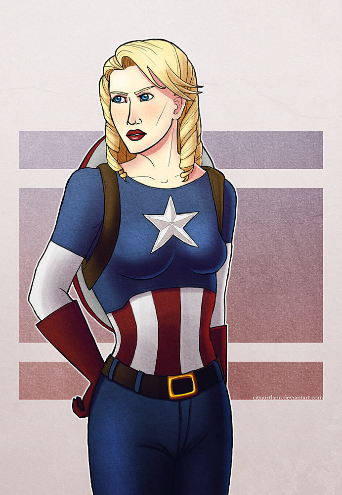 Captain America Genderbend