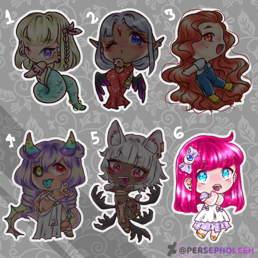 CHIBIS ADOPT by Persepholeeh on DeviantArt