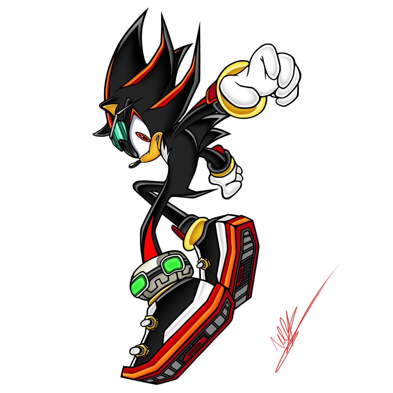 Riders Shadow No Background by RoccoManga on DeviantArt