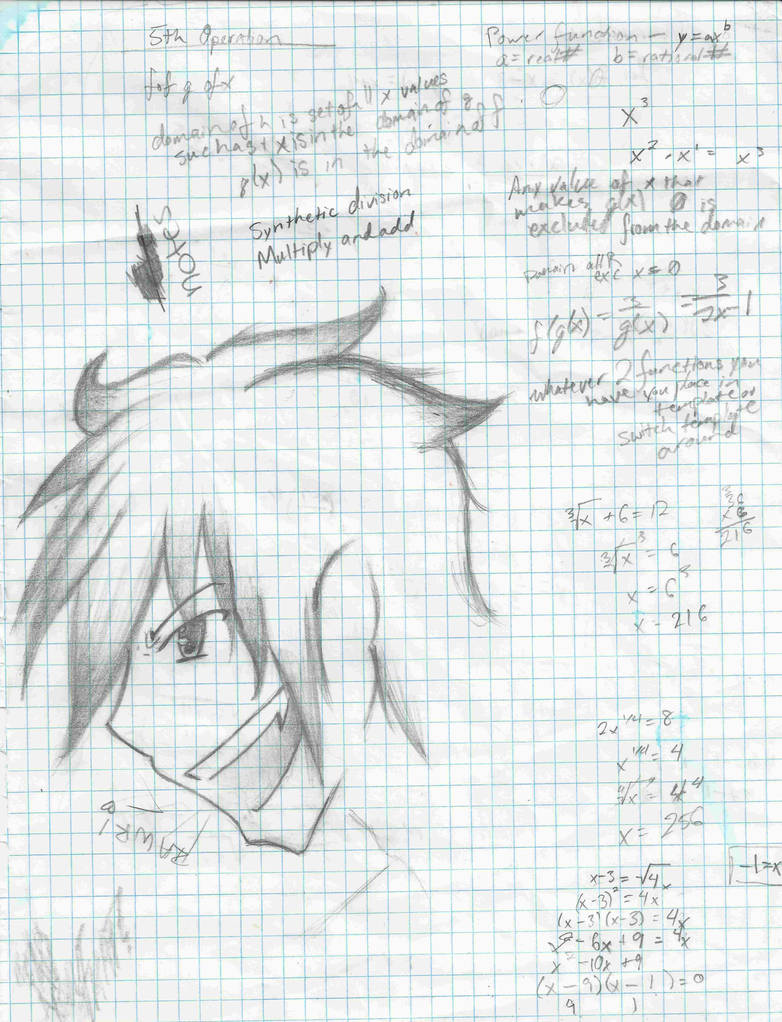 Math sketch by LILYPAD5 on DeviantArt