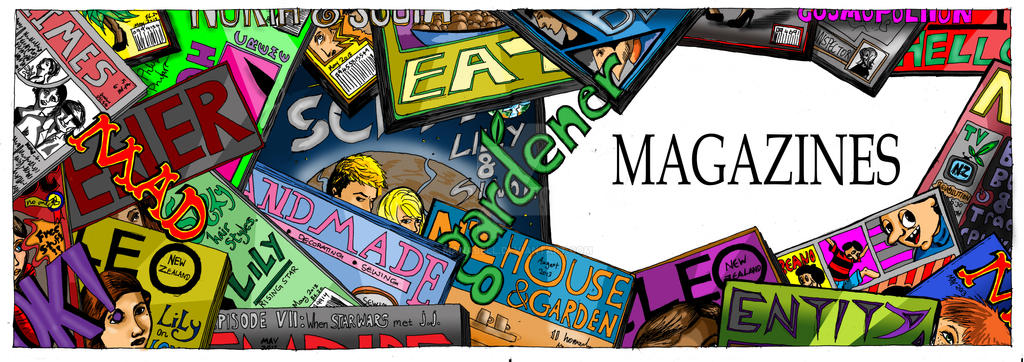 Magazine section banner by Manabell on DeviantArt