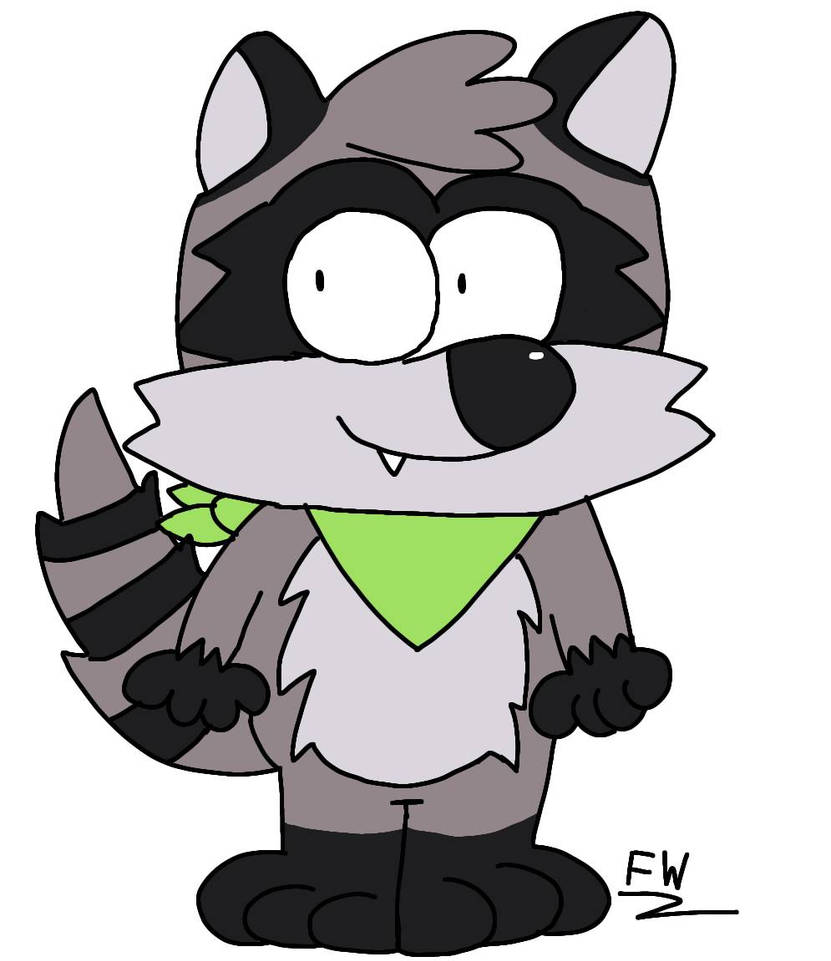 Ricky Raccoon by Fashgirl360 on DeviantArt