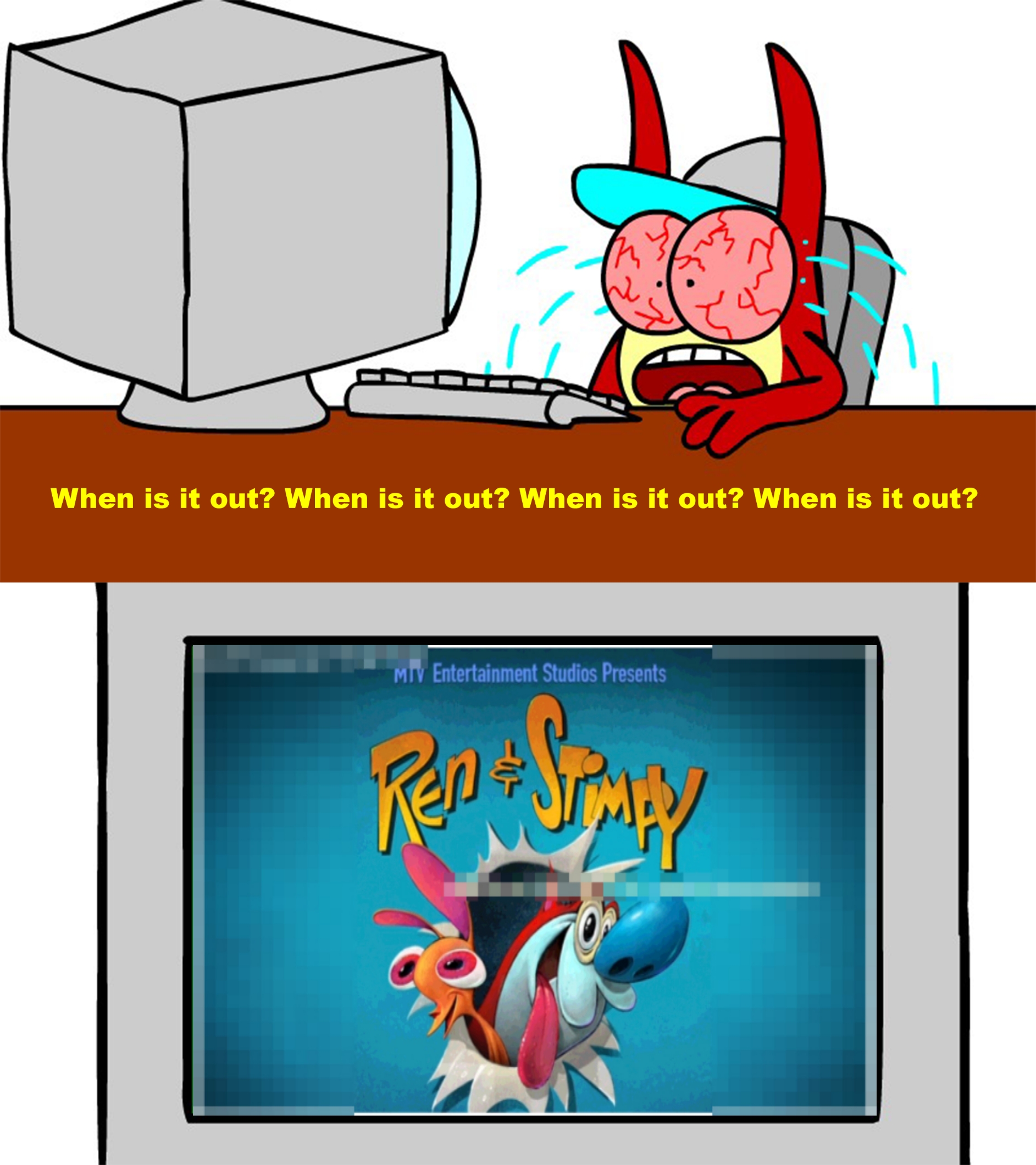 Stimpy Computer Frame When's the Ren and Stimpy Reboot out? by Fashgirl360 on DeviantArt
