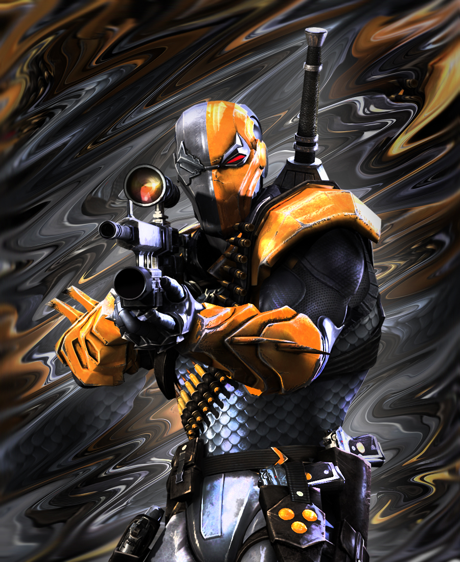 Deathstroke Rifle Deathstroke by PureDeluxe on DeviantArt