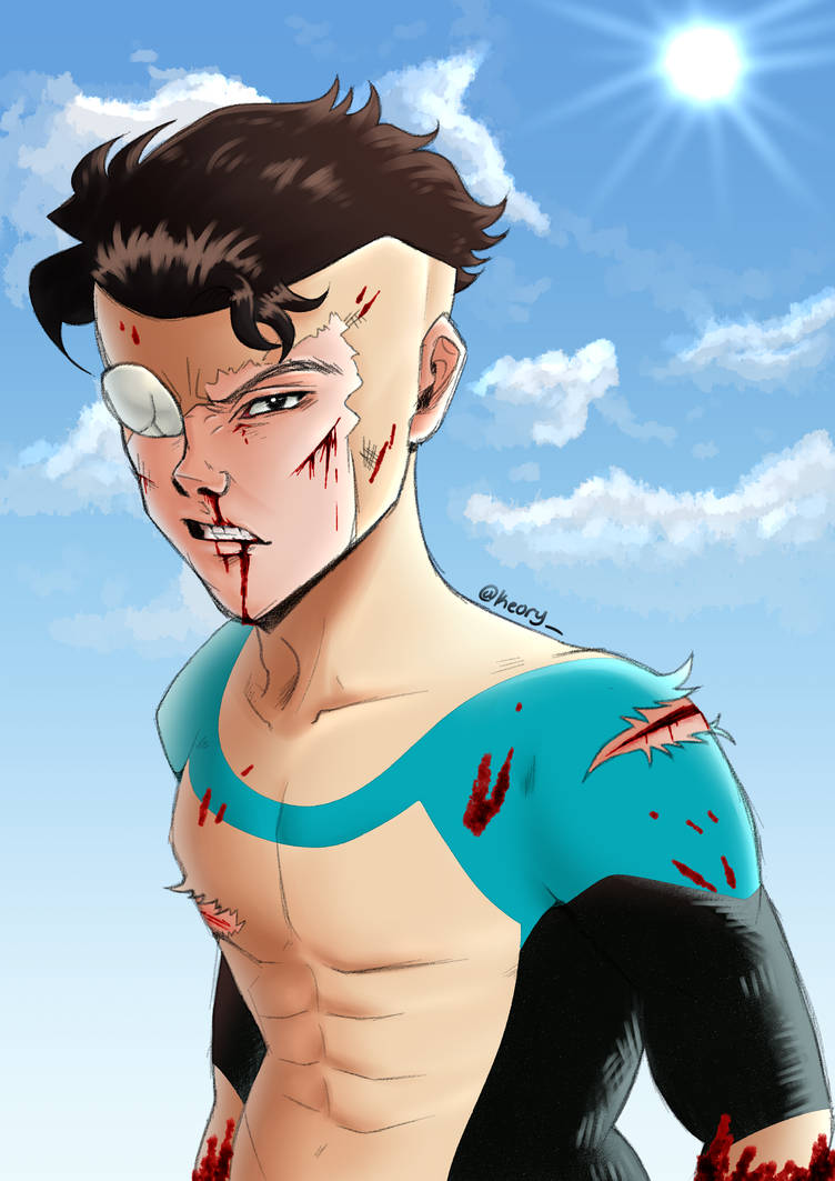 Invincible Back Injury Invincible (Battle-damaged) by KiwiFruit38 on DeviantArt