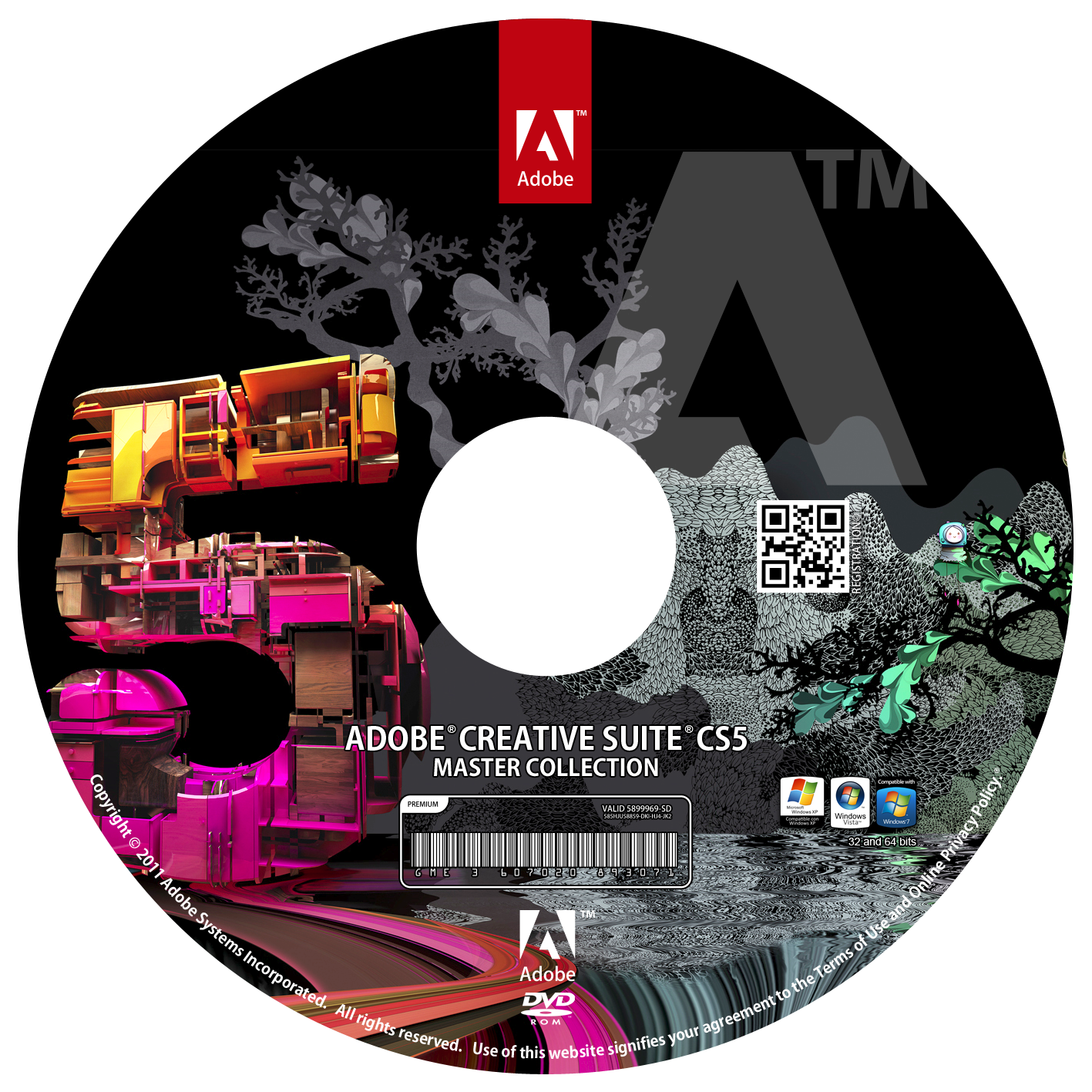 ADOBE CREATIVE SUITE 5 CDCOVER