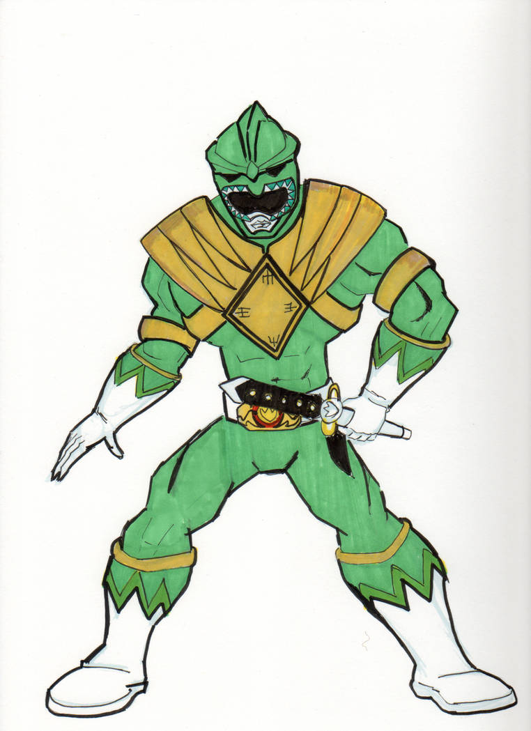 green ranger colours by Derek-Barton-Art on DeviantArt