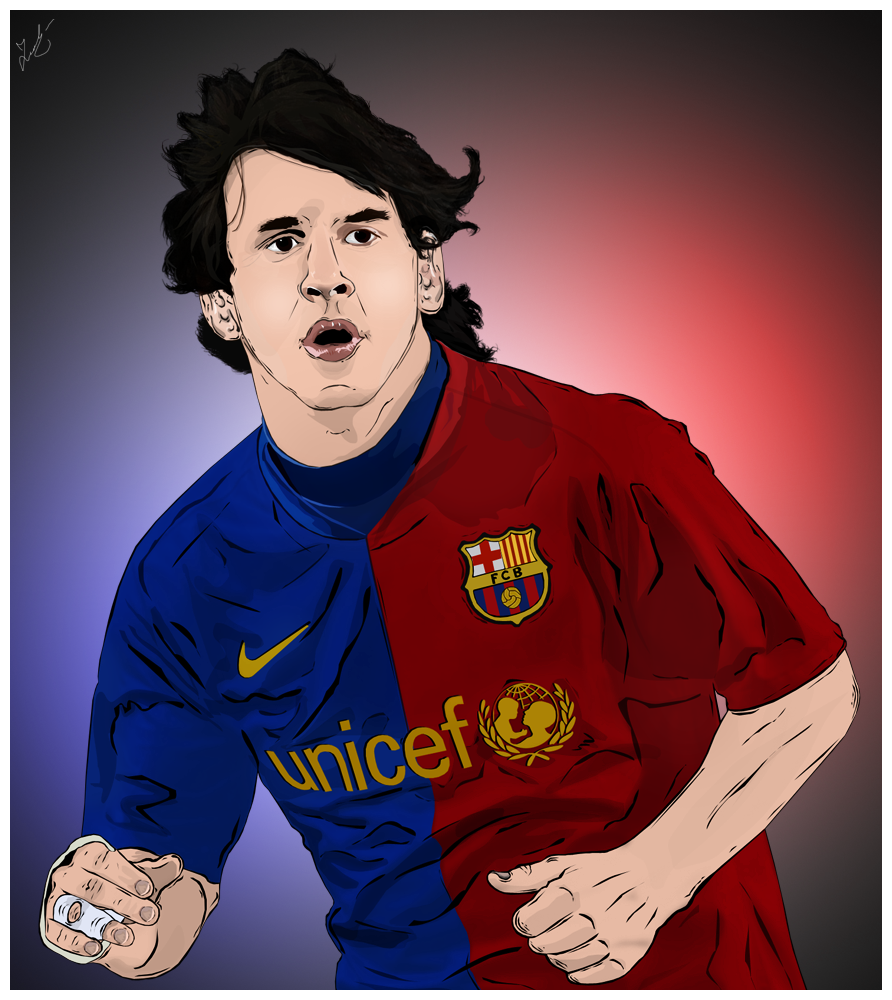 Lionel Messi vector