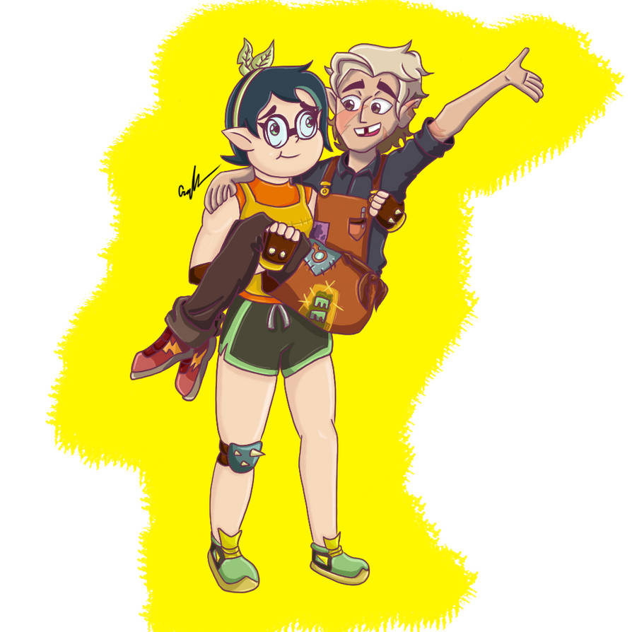 Hunter And Willow Time Skip Fanart by xscheme1 on DeviantArt