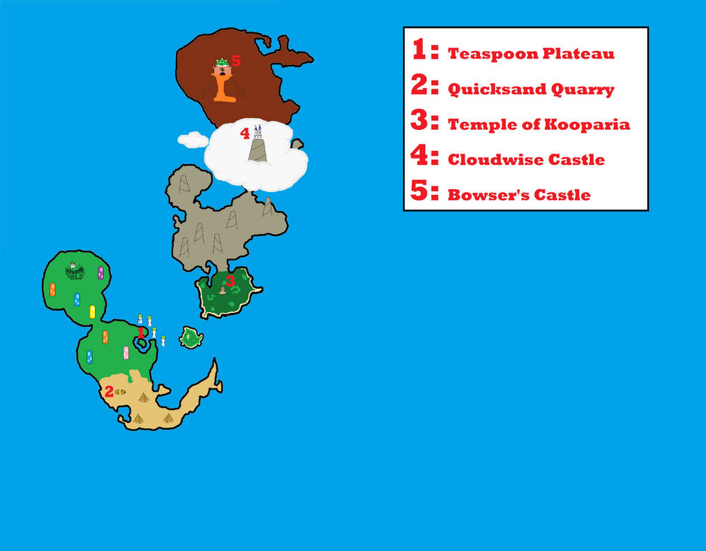 Super Mario Map Concept 1 by MaximArrtist on DeviantArt
