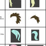 Pony Mane and Tail chart (update3)