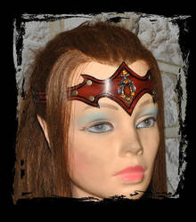 leather tiara