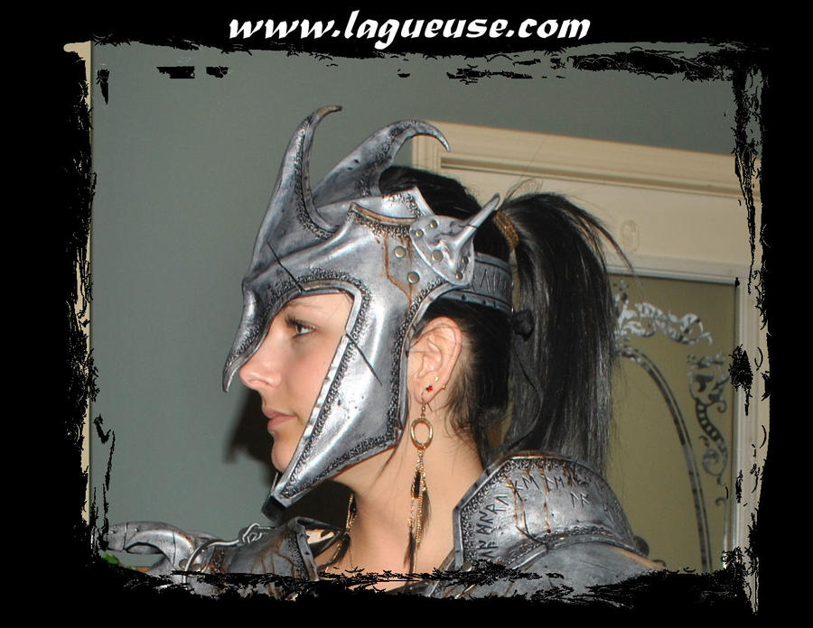 leather armor head gear