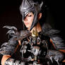 female leather armor