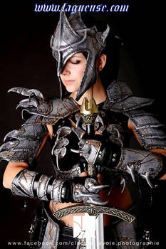 female leather armor