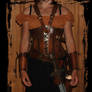archer leather outfit