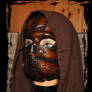 Duo Patchwork Leather Mask 2