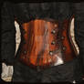 armor leather corset bark