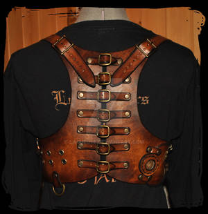 steampunk leather harness