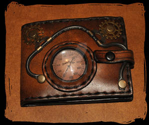 Steam Wallet 3steampunk leather wallet