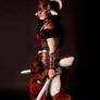battle faun leather outfit back view