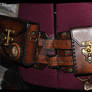 steampunk leather belt