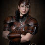 women leather armor